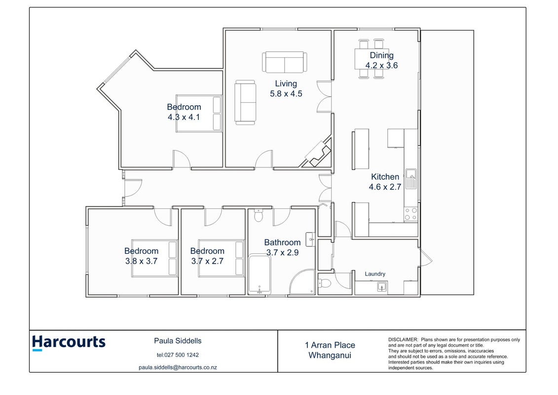 1 Arran Place, Aramoho, Whanganui - Carousel 21