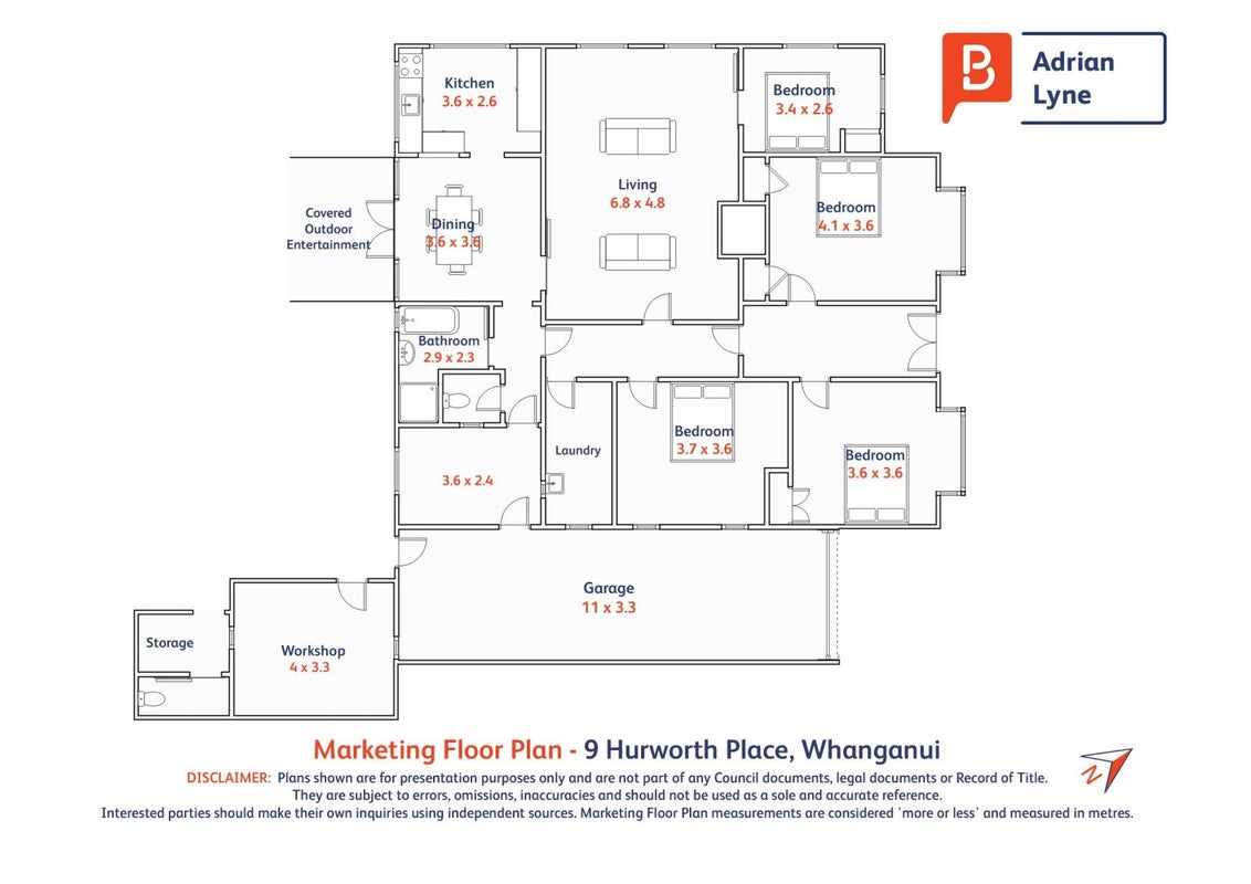 9 Hurworth Place, College Estate, Whanganui, Manawatu / Whanganui - Carousel 36