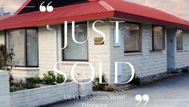 1/644 Barbadoes Street, Edgeware, Christchurch - Carousel 1
