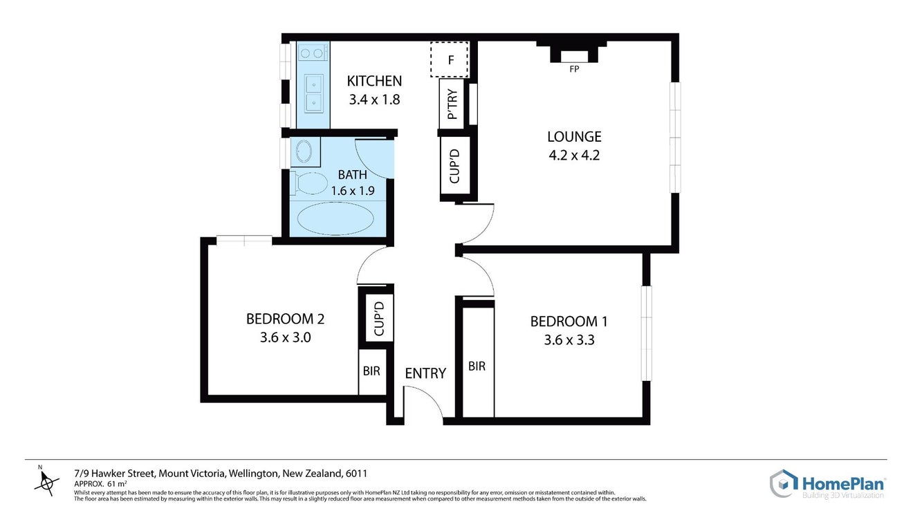 7/9 Hawker Street, Mount Victoria, Wellington - Carousel 13