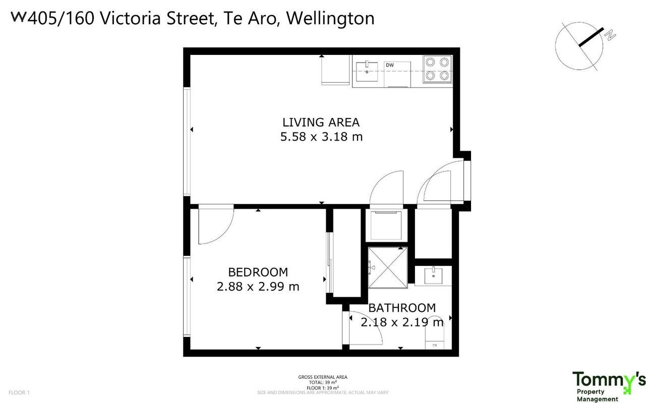 W405/160 Victoria Street, Te Aro, Wellington - Carousel 9