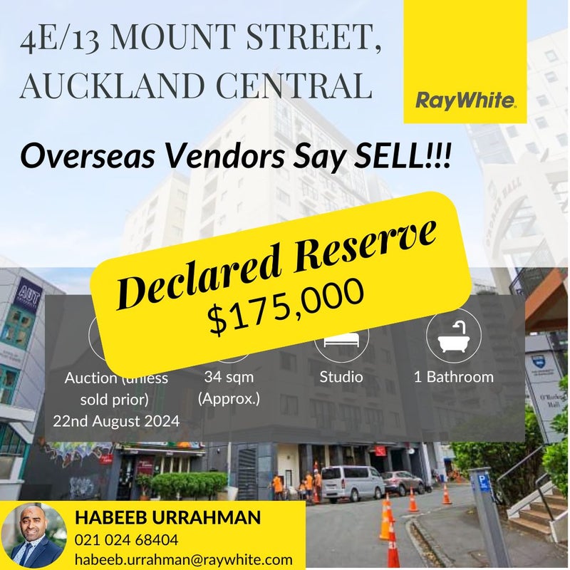 4E/13 Mount Street, Auckland Central, Auckland - Carousel 1
